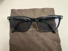 TOM FORD TF5555-F-B 001 52 メガネ ブラック ゴールド - メルカリ