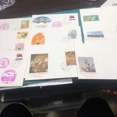 12808 台湾使用済切手・官製はがきセット