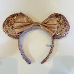 ディズニー カチューシャ ピンクスパンコール