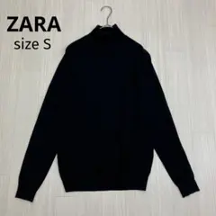◆ ZARA ザラ タートルネック リブ ニット セーター プルオーバー S