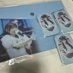 音嶋莉沙 dmmスクラッチ ポーチ ブロマイド 缶バッジ イコラブ