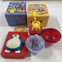 マクドナルド ポケモン ハッピーセット ピカチュウ　カビゴン➕ガブリアス