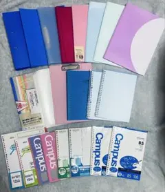 バインダー、ポケットファイル、ルーズリーフ、カラーインデックス　などのまとめ売り