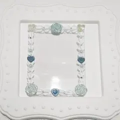 ホイップデコ 硬質ケース 白色+黄緑×水色