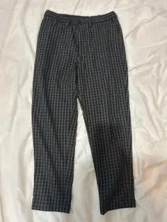 チェック柄パンツ