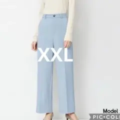 GU ライトブルー スラックス XXL