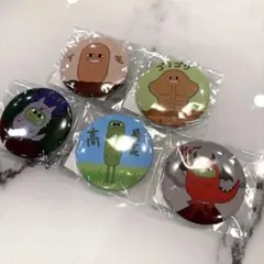 マエスケ ポップアップショップ 芋の収穫祭 ランダム缶バッジ 5種セット 新品