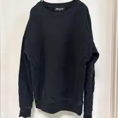 【100%コットン】fuinloth スウェット トレーナー XS ブラック 黒
