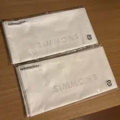 Simmons ピローケース 2枚セット ホワイトのサムネイル