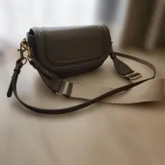 グレー フラットデザイン ショルダーバッグ