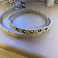 生成り色ベルト