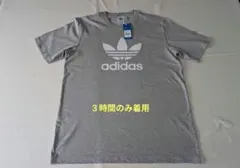 adidas Originals トレフォイル Tシャツ グレーのサムネイル