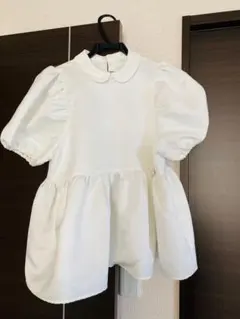 idem）puff sleeve muse blouse White - メルカリ （idem）puff sleeve muse blouse White