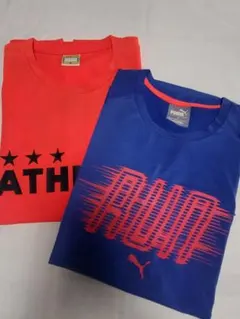 PUMA　ATHLETA　プラクティスシャツ　トレーニングシャツ ２枚セット