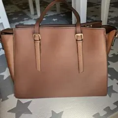 ビジネスバッグ トートバッグ ブラウンのサムネイル