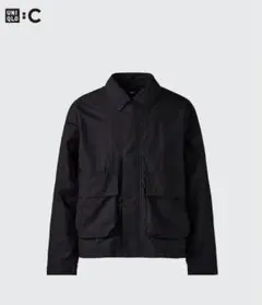 【新品未使用】ユニクロC コットンショートブルゾン ブラック M