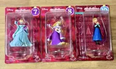ディズニー　Happyくじ　クリスマスオーナメント　プリンセス3体セット