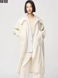 新品タグ付きUNIQLO U コットンフーデットコートM