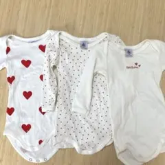 プチバトー ハートプリント 半袖 6m petitbateau