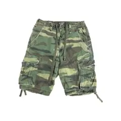 abercromble＆fitch 迷彩カーゴショートパンツy2k ストリート