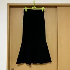 黒 フレアスカート マーメイドスカート