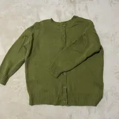 オリーブグリーン カーディガン