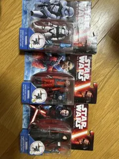 未開封/3種】スター・ウォーズ フォースの覚醒 フィギュア 合体武器 