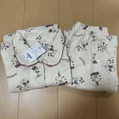 【新品未使用】SNOOPY 長袖パジャマ上下セット Mサイズのサムネイル