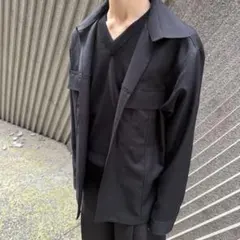 KAIKO カイコ 黒 ジャケット シャツジャケット