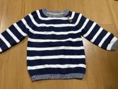 H&M ネイビーとホワイトストライプ ニットセーター EUR 80