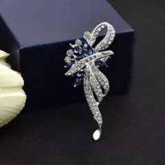 新品 ブローチ クリスタルブローチ カラーストーン 上品 エレガント 卒業式