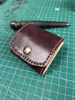 No.31 BOXコインケース　牛革　ハンドメイド