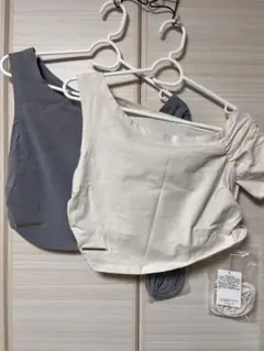 CHICO オフショルダー 半袖 Tシャツ 2色セット