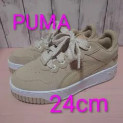 ☆美品☆PUMA プーマ 厚底スニーカー　24cm
