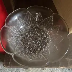 HOYA ランタナ　FB B3150 1コ　中鉢　花柄ガラスボウル