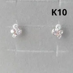 JILLSTUART K10 リボン パール 眞珠 ピアス 10金 (2) - メルカリ