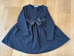 ever closet 黒 ワンピース　冠婚葬祭　ピアノ発表会