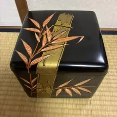 会津 漆器 木乾漆 黒い三段重箱 六五張子型 - メルカリ