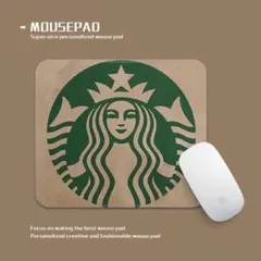 新商品　大人気　スターバックス　マウスパッド　翌日発送　緑　四角形　新品未使用