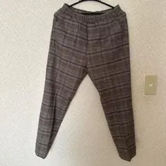 FOOT GALLERY 裏起毛 チェックパンツ