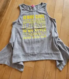 SISTER JENNI ノースリーブ タンクトップ グレー150のサムネイル