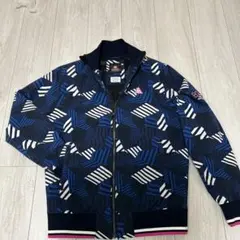 美品【ルコックスポルティフ】 中綿ジャケット (M) ネイビー ゴルフ