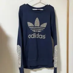 【古着】 アディダス トレーナー レオパード メンズ M