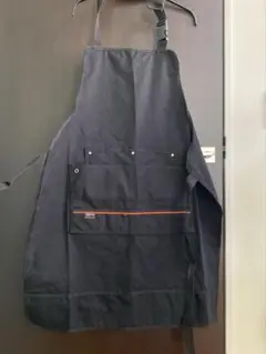 TRUSCO 黒作業用エプロン 複数ポケット