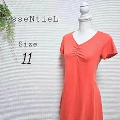 esseNtiL オレンジ チュニック サイズ11