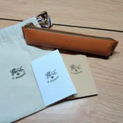 IL BISONTE ペンケース ブラウン
