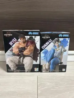 ストリートファイター RYU CHUN-LI フィギュア 2体セット ちょこのせ