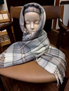 JILL by JILL STUART チェック柄 ストール フリンジ付き