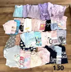 女の子　130 まとめ売り　夏物　半袖　スカート