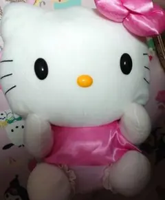サンリオ　ハローキティ　ぬいぐるみ 　本体 　ピンク